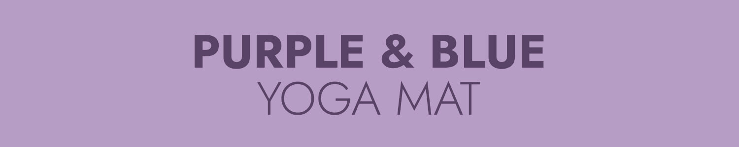 Purple & Blue Yoga Mat