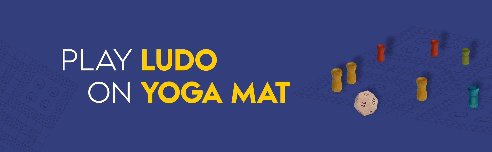 Play Ludo On Yoga Mat